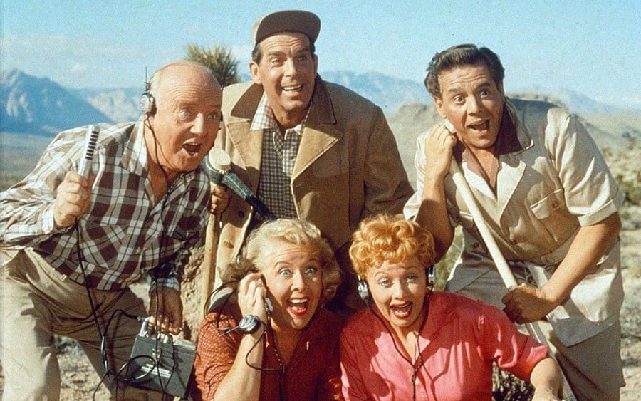 Lucille Ball With Desi Arnaz, Vivian Vance, Fred Macmurray and William Frawley
