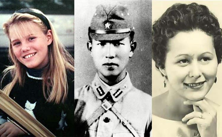 Jaycee Dugard as a young girl / Lt Hiroo Onoda / Lucy Ann Johnson