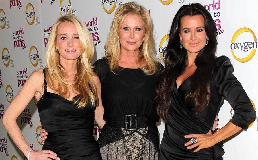 Kim Richards, Kathy Hilton, and Kyle Richards non the red carpet at an event in 2011