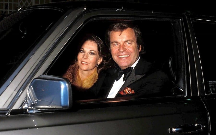 A Color Photo of Natalie Wood and Robert Wagner Looking out of a Car Window