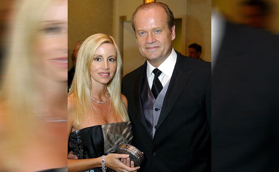 Camille and Kelsey Grammer on the red carpet in 2002