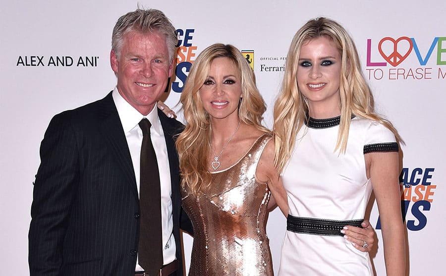 David Meyer, Camille Grammer, and Mason Grammer on the red carpet in 2018