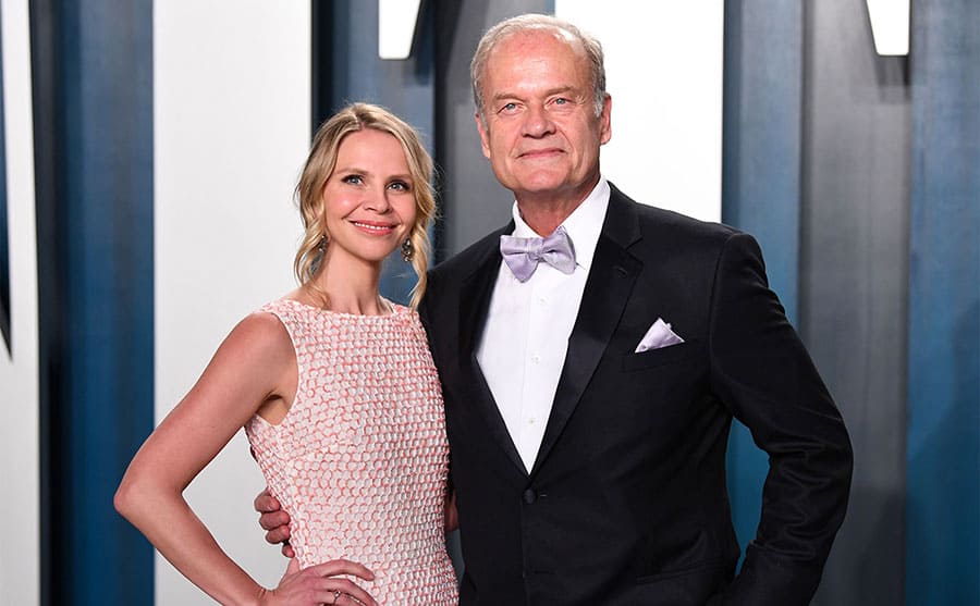 Kayte Walsh and Kelsey Grammer on the red carpet in 2020