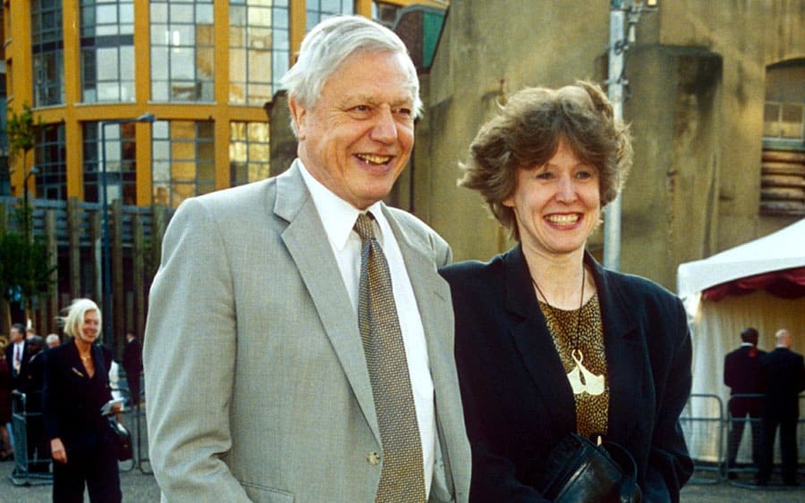 David Attenborough and Wife