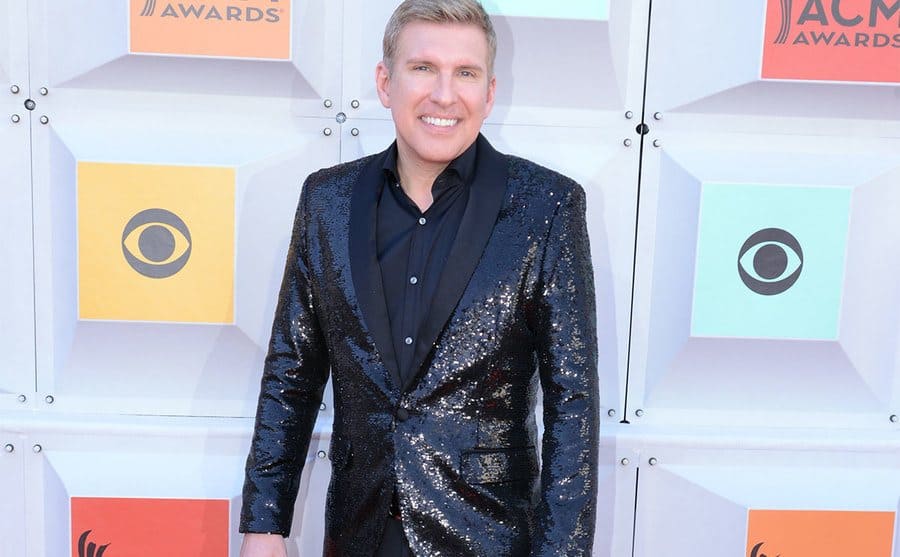 Todd Chrisley wearing a sparkly suit 