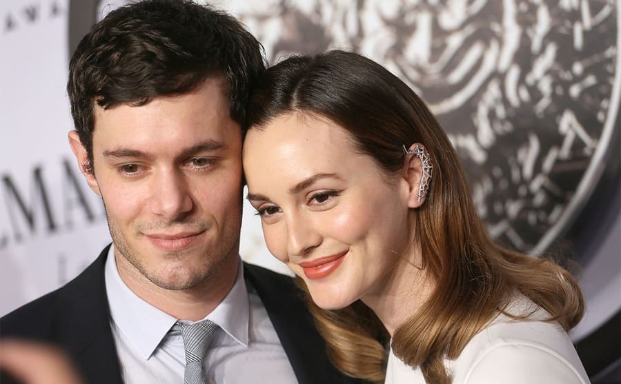 Adam Brody and Leighton Meester on the red carpet in 2014