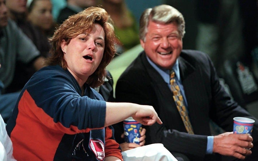 Rosie O'Donnell With Jimmy Johnson