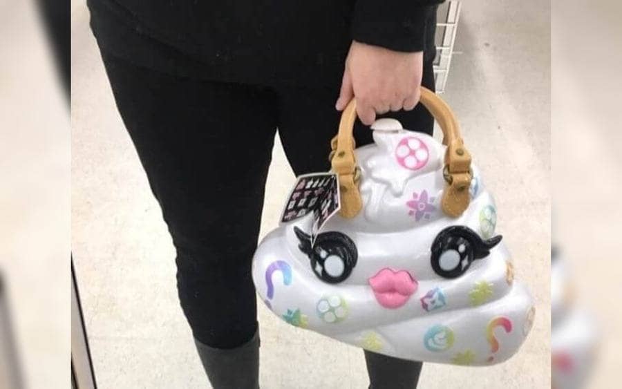 a children's bag that looks funny