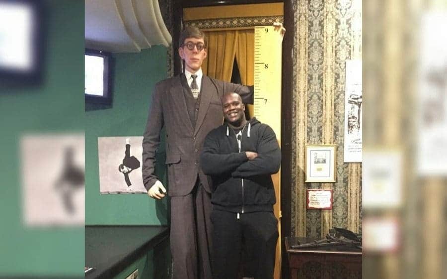 Robert Wadlow and Shaquille O’Neal