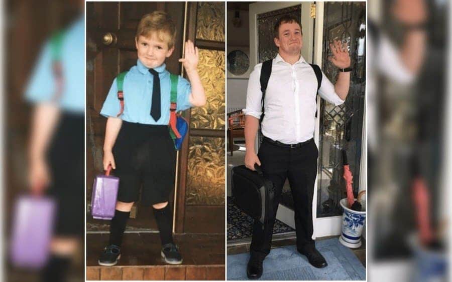 First and last day of school from a kid prespective