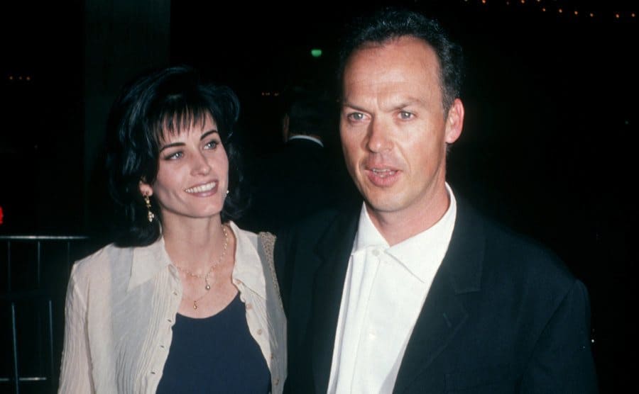 Courteney Cox and Michael Keaton on the red carpet together 