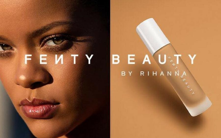 Rihanna and her cosmetics brand, Fenty Beauty