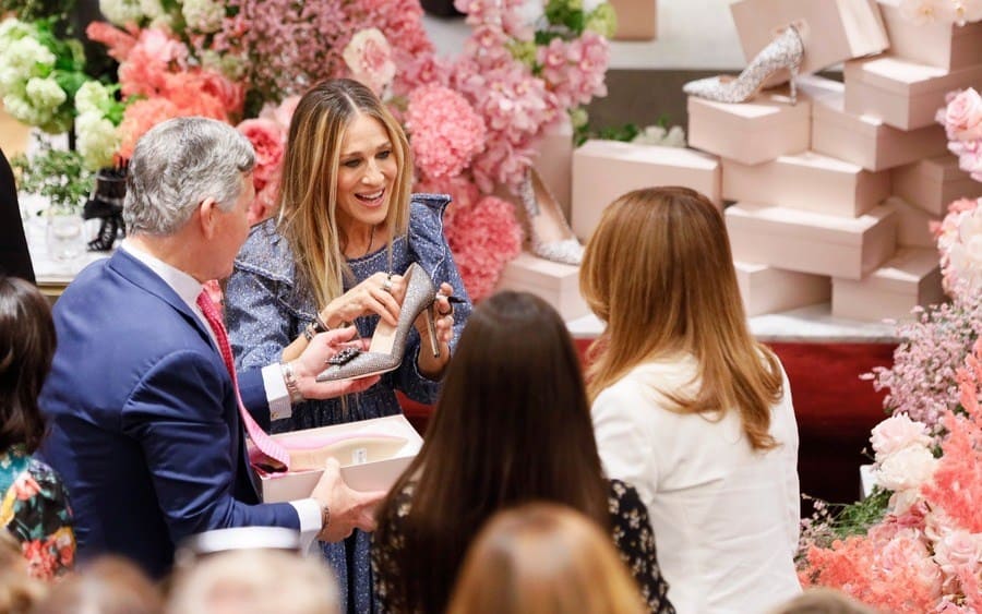 Sarah Jessica Parker attends a shoe signing event