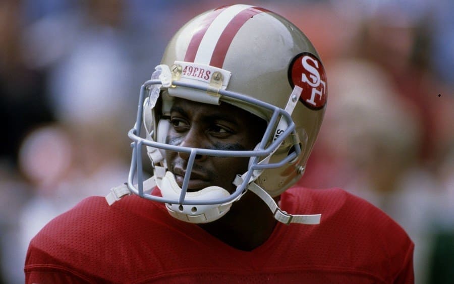 San Francisco 49ers wide receiver Jerry Rice