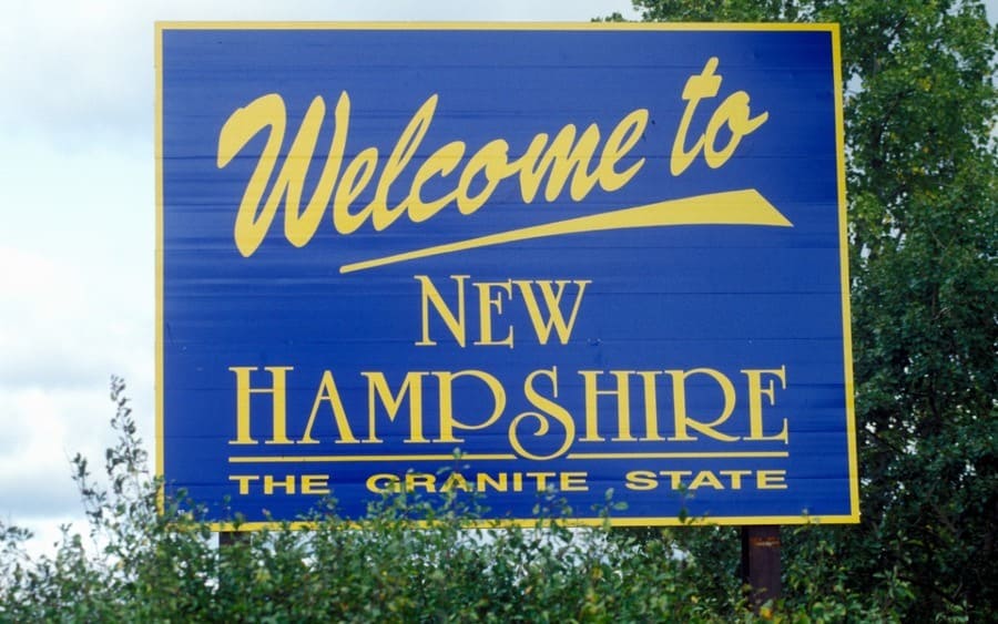 Welcome to New Hampshire Sign