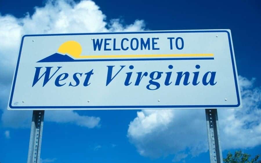 Welcome to West Virginia Sign