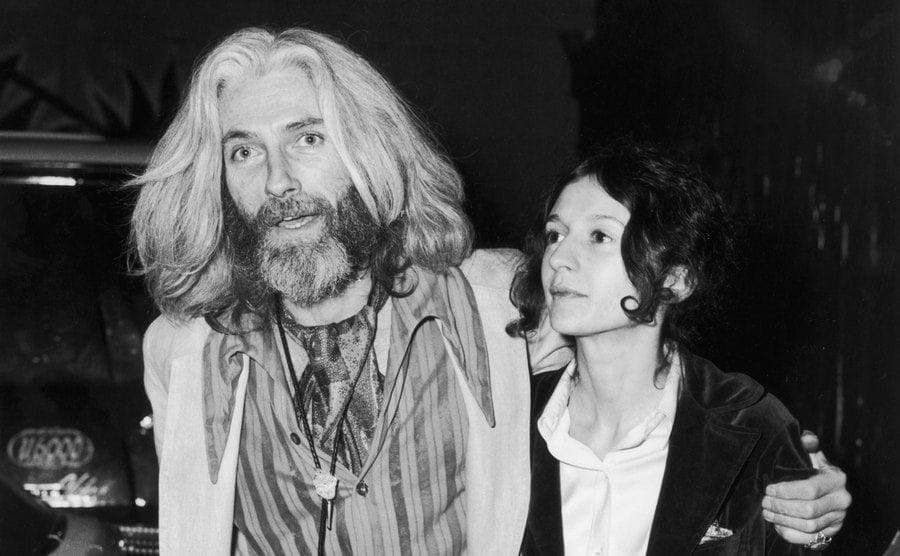 John Drew Barrymore and Jaid Barrymore arriving at a nightclub in 1973
