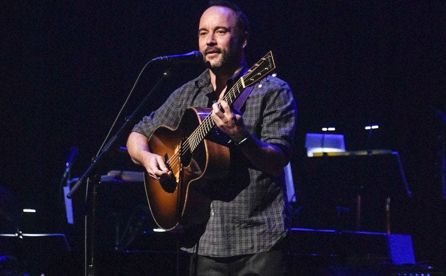 Dave Matthews performs during the 4th Annual Love Rocks Benefit Concert at the Beacon Theatre.