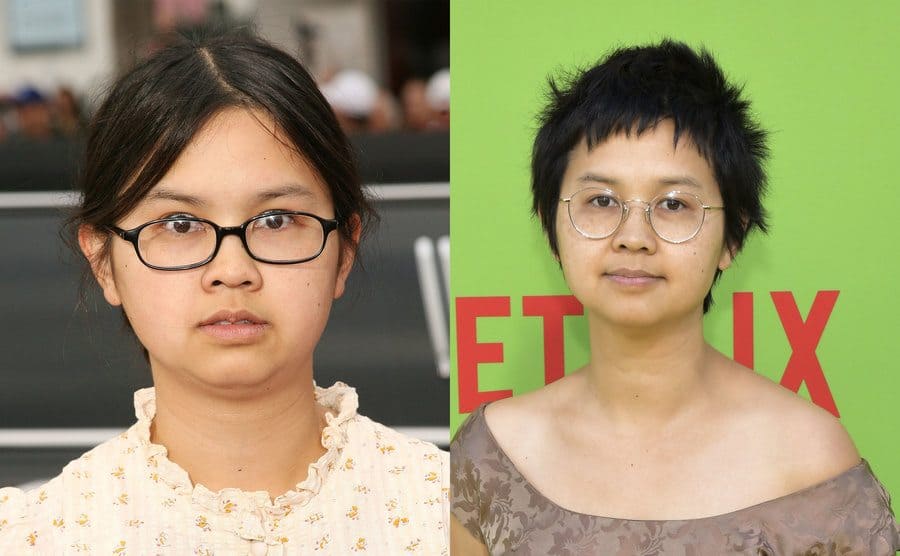 Charlyne Yi on the red carpet in 2007 / Charlyne Yi on the red carpet in 2019