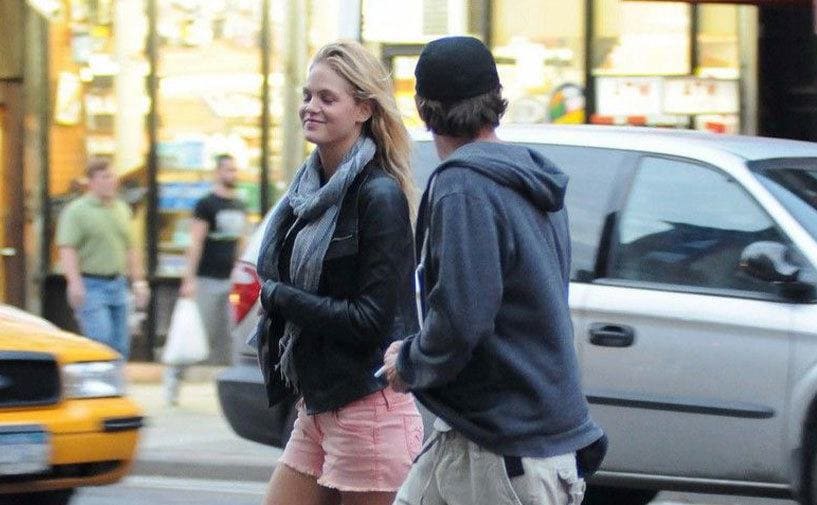 Leo and Erin walking the streets of New York City. 