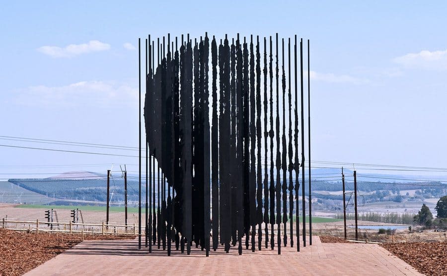 The Nelson Mandela statue in South Africa photographed during the daytime 