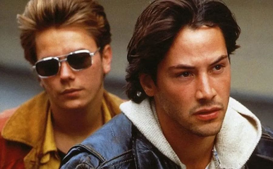 River with Keanu Reeves, a still taken from the movie “My Own Private Idaho.”