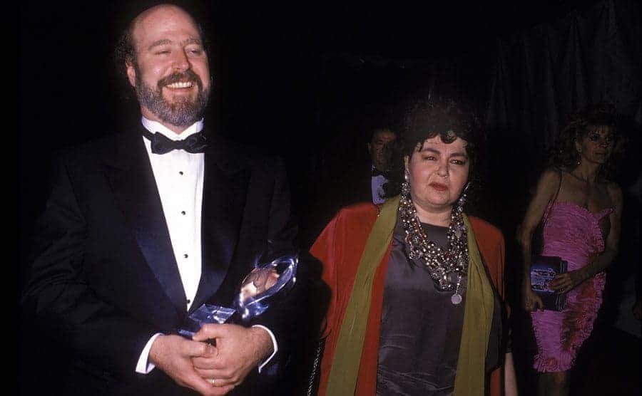 Bill Pentland and Roseanne leaving the People's Choice Awards 