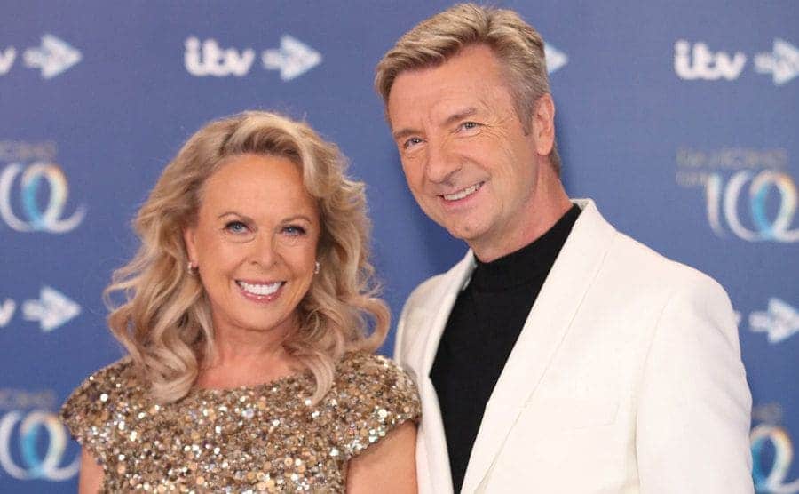 Torvill and Dean on the red carpet today 