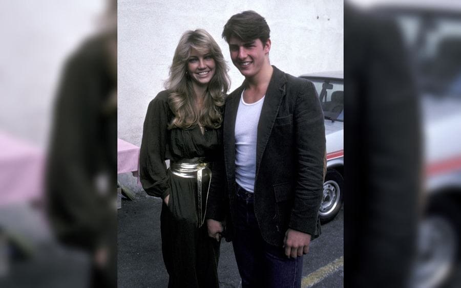 Heather Locklear and Tom Cruise.