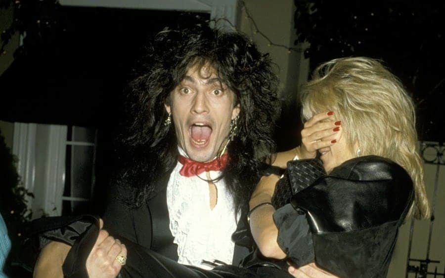 Aaron Spelling Party, Tommy Lee and Heather Locklear