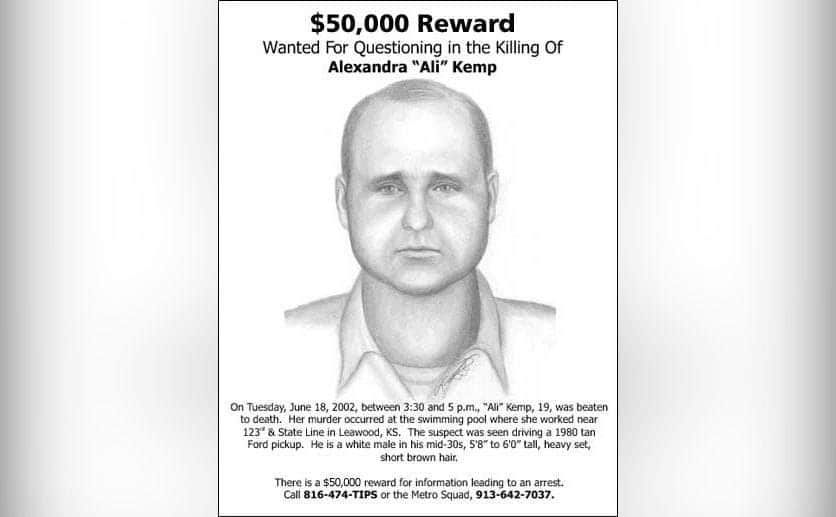The flyer that police handed out with the sketch of the man seen at the pool. 