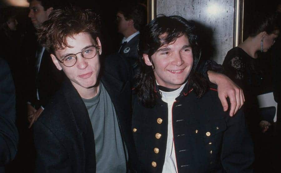 Corey Haim and Corey Feldman at the 4th Annual Moving Picture Ball.