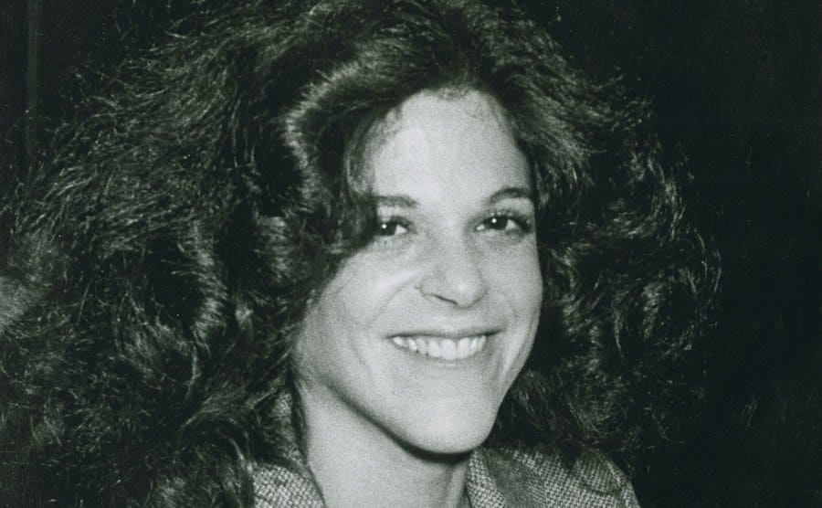 Gilda Radner attends the opening of King of Hearts.