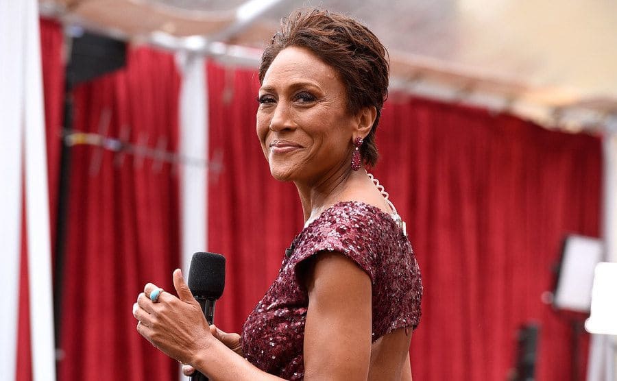 Robin Roberts attends the 87th Annual Academy Awards. 