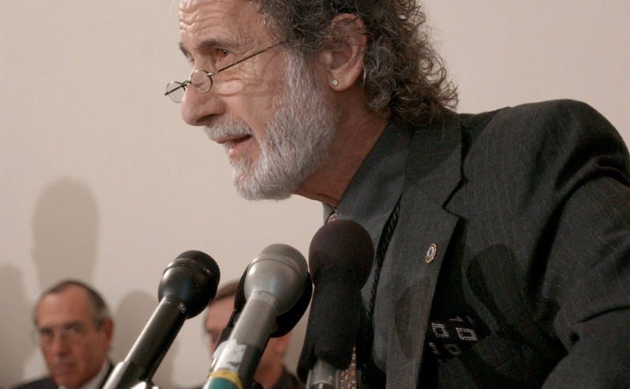 Former New York Detective Frank Serpico is speaking at a conference.