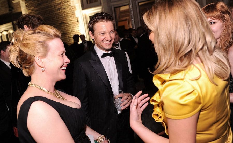 Patricia Arquette, Jeremy Renner, and Jessica Simpson attend the Bloomberg/Vanity Fair