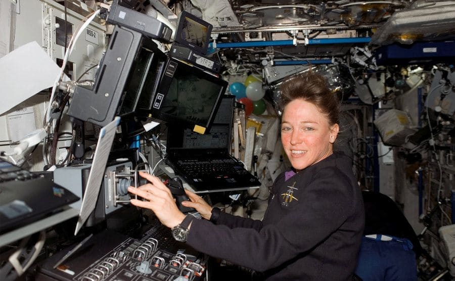 Nowak aboard the international space station. 
