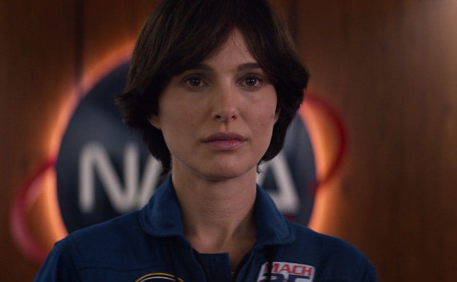 Natalie Portman, as Lucy Cola, in a still from the film Lucy in the Sky. 