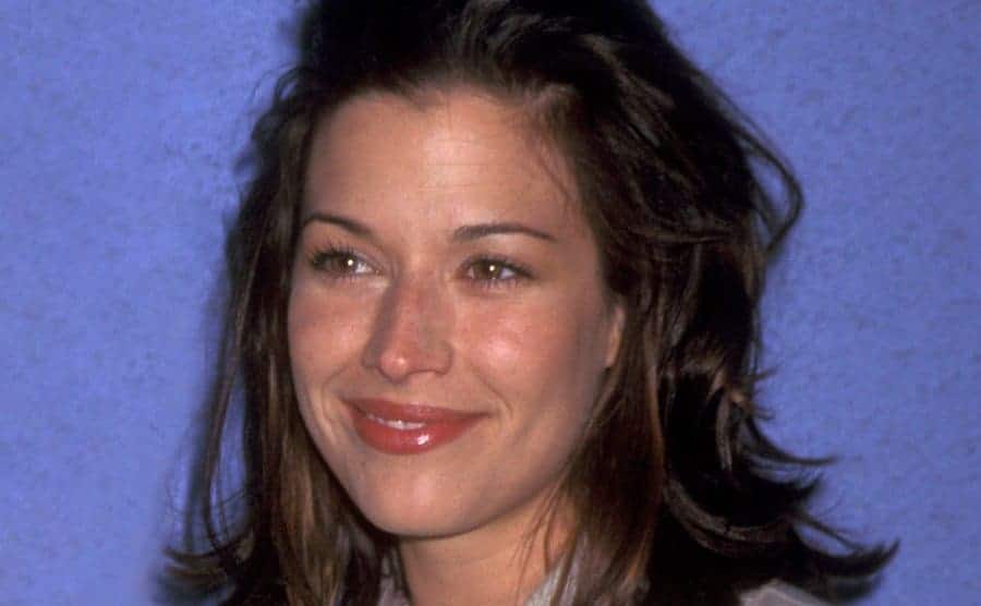 Brooke Langton’s close-up while attending the Traffic Studio Clothing Store Benefit for the Los Angeles Mission.