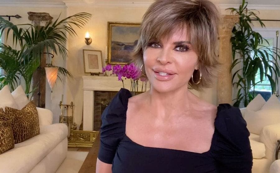 Lisa Rinna is announcing the finalists for Top Radio Songs Artist on “Billboard Music Awards - The List Live’’.
