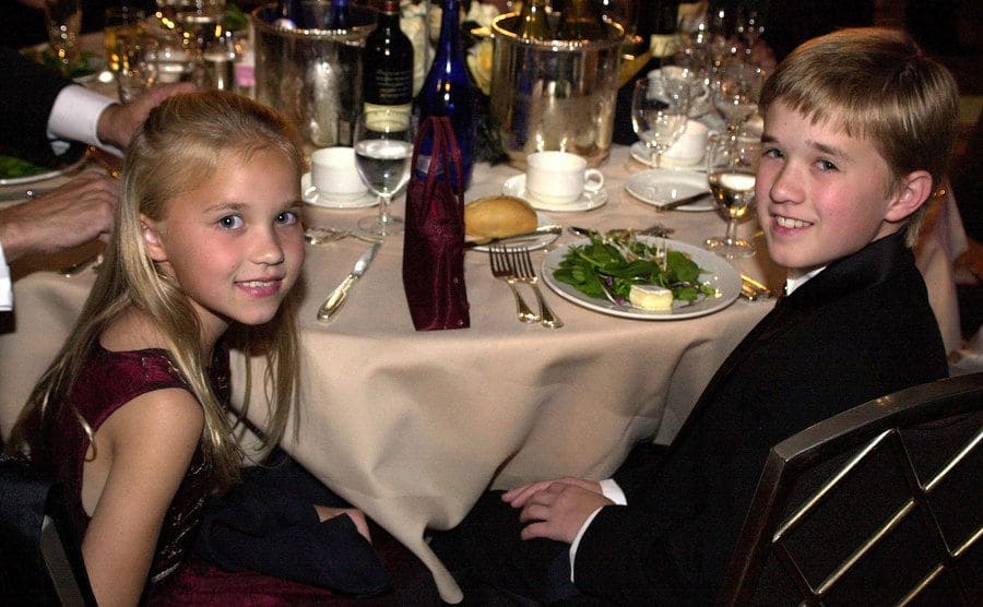 Haley Joel Osment and Emily Osment dine at the Bafta La Britannia Awards. 