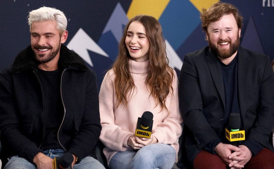Zac Efron, Lily Collins, and Haley Joel Osment of 'Extremely Wicked, Shockingly Evil and Vile'. 