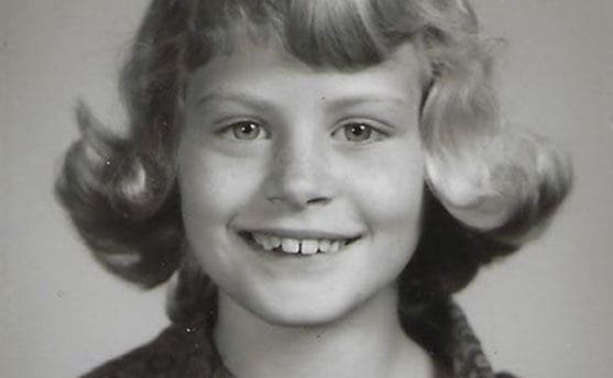A portrait of Beverly D’Angelo in her school days. 