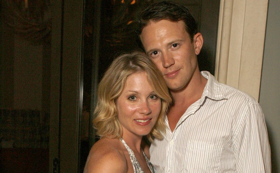 Christina Applegate and Lee Grivas attend an event.
