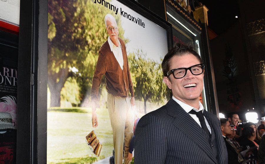 Johnny Knoxville at the premiere of 