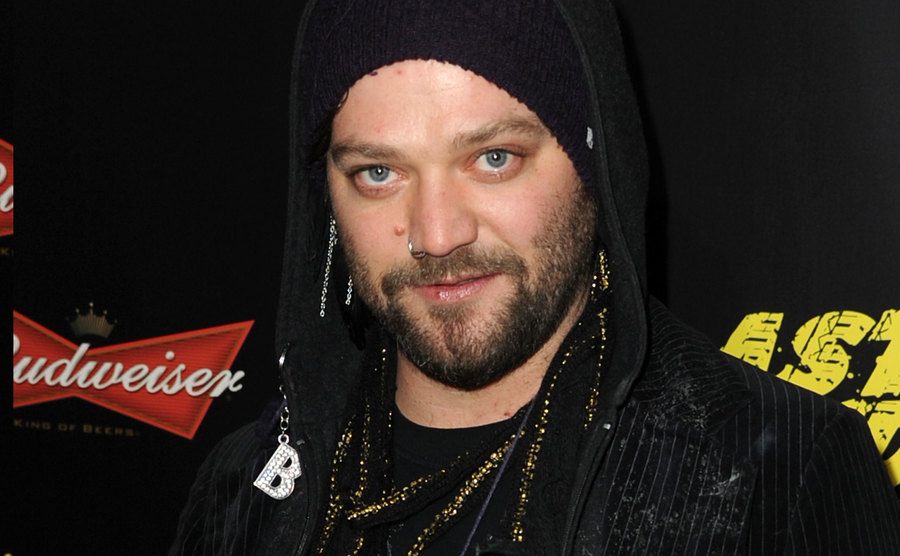 Bam Margera at the premiere of “The Last Stand.”