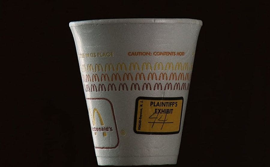 A view of McDonald’s cup of coffee.
