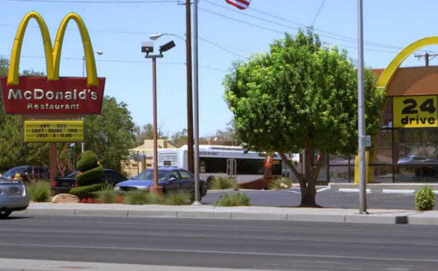 A view of McDonald’s Drive-Thru exteriors.
