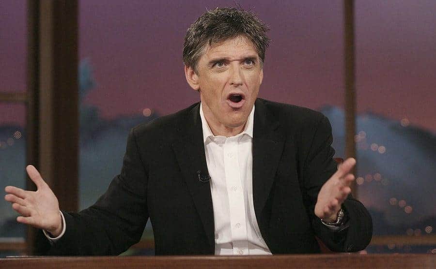 Craig Ferguson speaks during a segment of ‘The Late Late Show.’