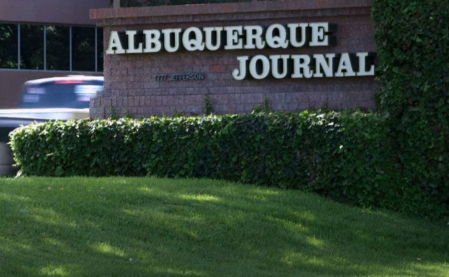 Exterior view of the Albuquerque Journal headquarters.